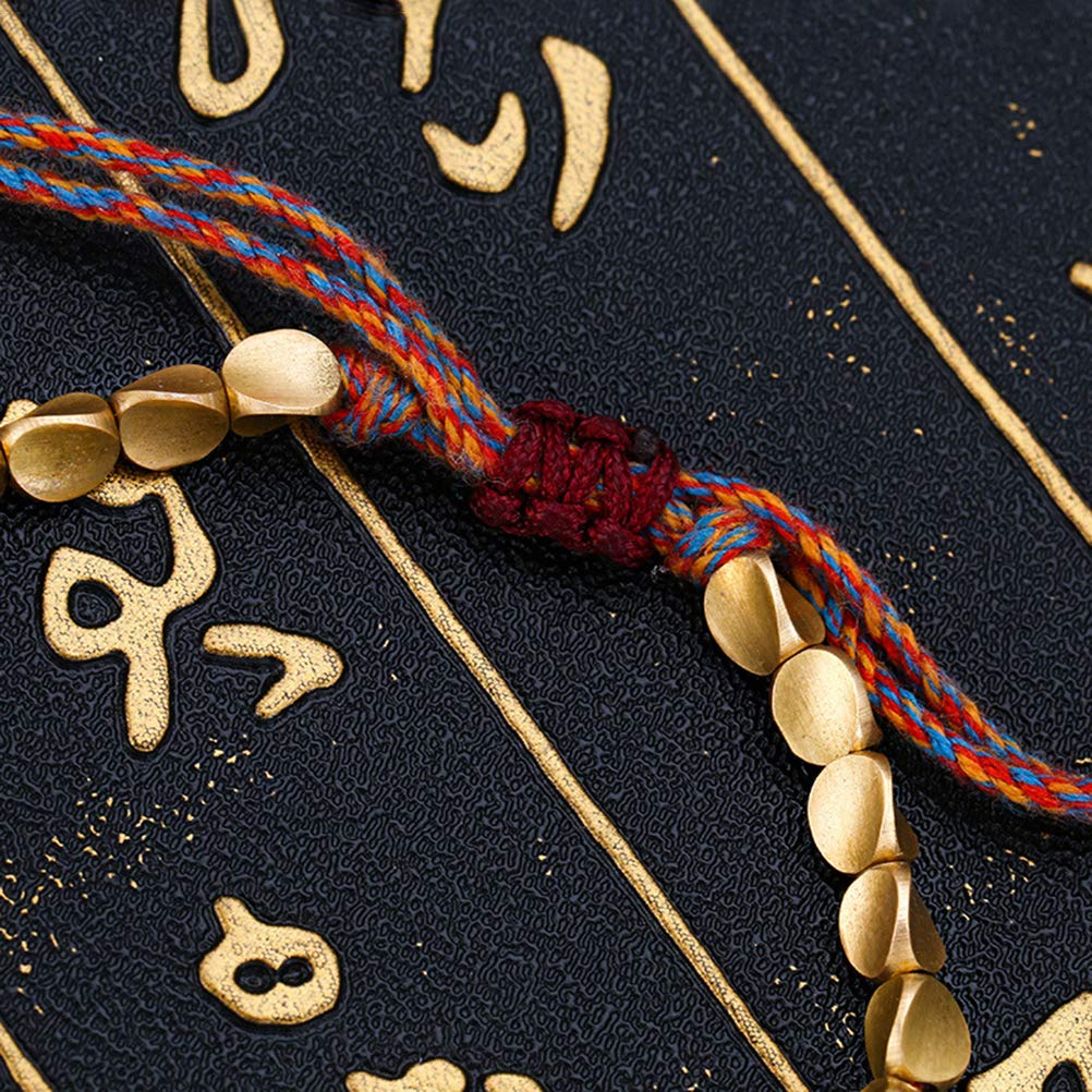 Bracciale Tibetano Intrecciato Portafortuna – Unisex, Regolabile, Fatto A Mano