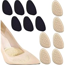 Toe Fillers & Forefoot Insoles for Too Big Shoes, Adjustable Shoe Size Reducer Inserts for Women Men, Anti-Slip Pain Relief Pads for High Heels, Loafers, Pumps ForefootPad-C1-6Pairs