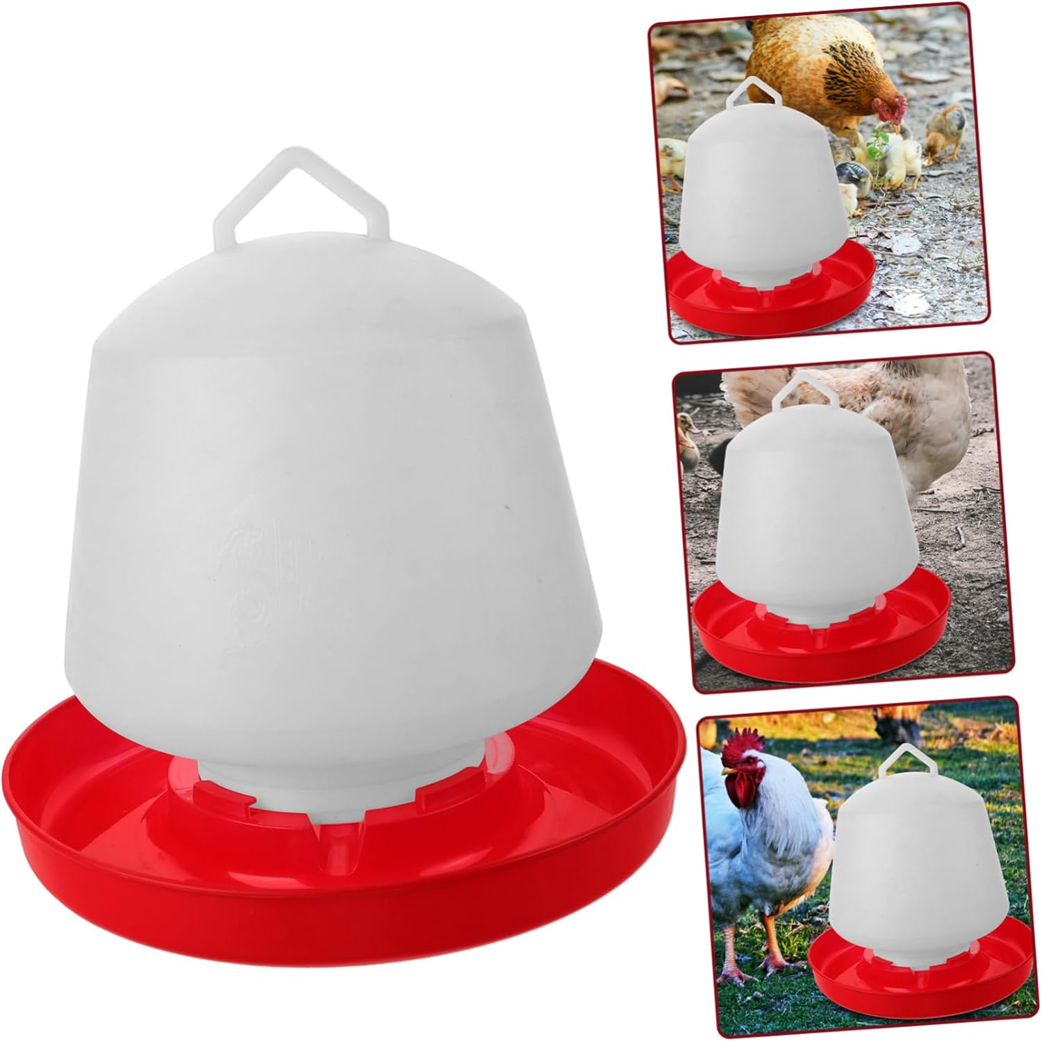 Chick Feed Tray Bird Feeder Tray Poultry Waterer Livestock Water Troughs Coop Poultry Feeder