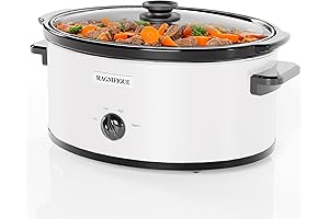 MAGNIFIQUE White Oval Slow Cooker