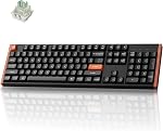 Keychron K10 HE Hall Effect Rapid Trigger Gaming Keyboard Wireless, Magnetic Linear Switch Hot Swappable, 2.4 GHz/Bluetooth/Wired Adjustable Actuation, Full-Size Custom RGB for Mac Windows Linux