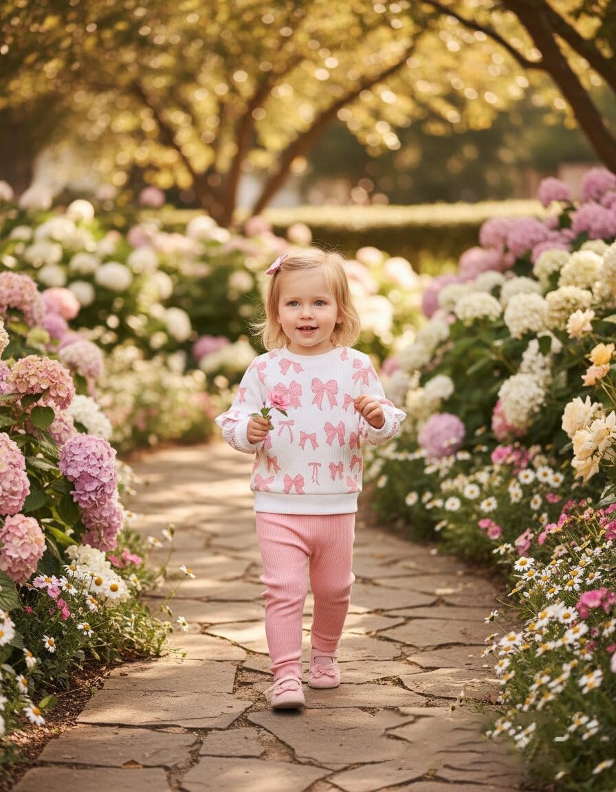 Renotemy Infant Baby Girl Outfits Fall Winter Toddler Girls clothes 3M-3T image 4