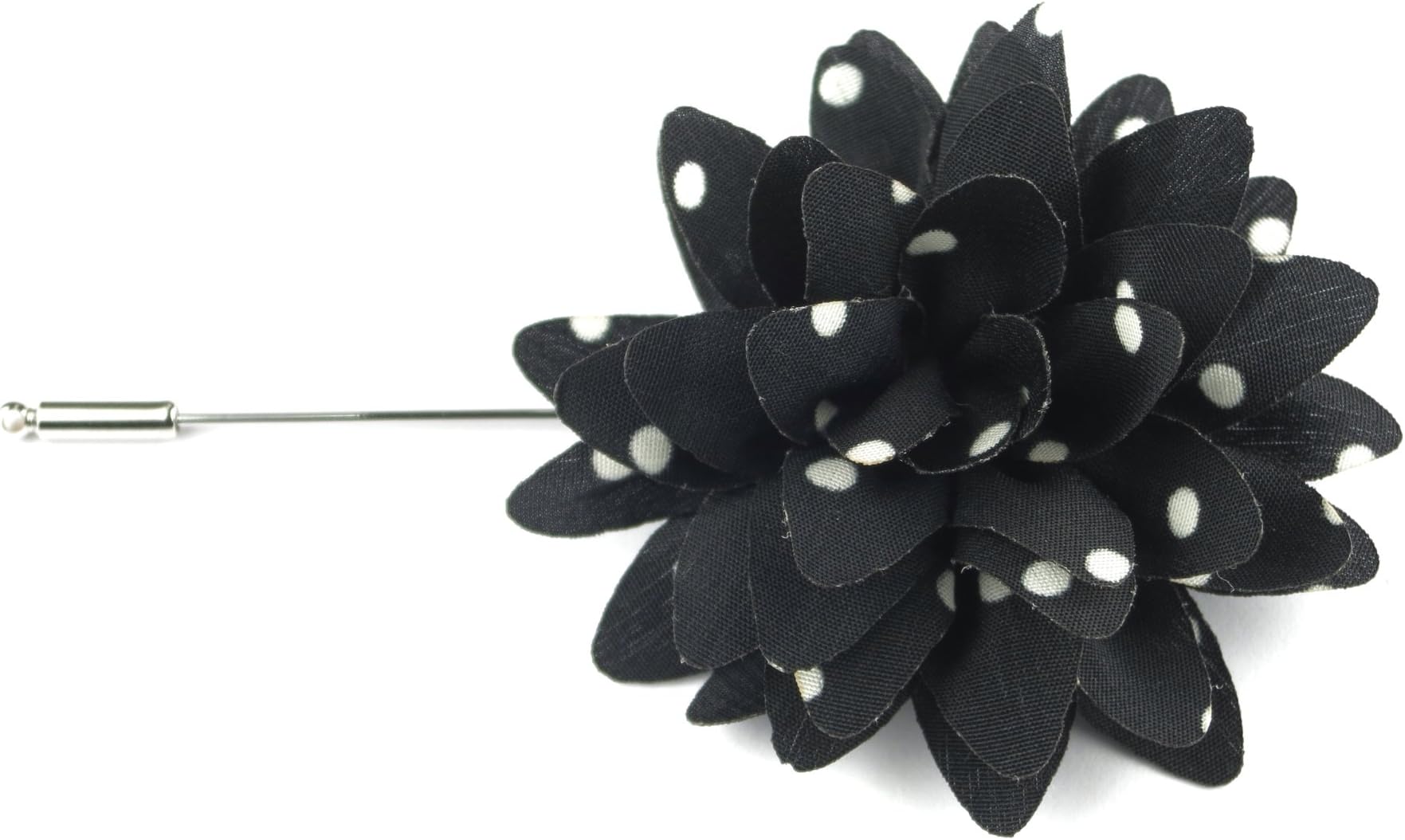 Suited Man Men's Lapel Flower Polka Dots