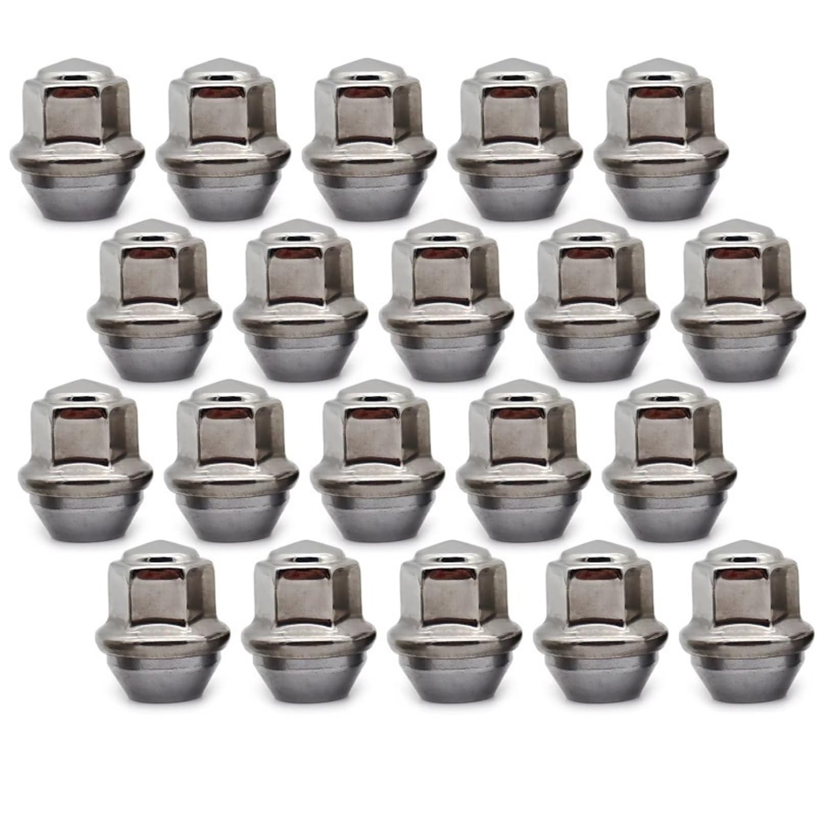 Reifenschrauben Kompatibel Mit Ford Für Tourneo Für Courier B460 2014–2023 20 X Auto-Radschrauben Muttern M12 X 1.5 Mm OEM: 2434886 2179620 5114407