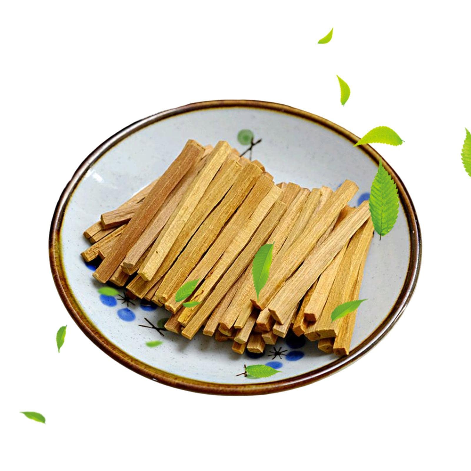 Bavokon Golden Sandalwood 50G Wood Smudge Sticks - Buddhist Sandalwood Santo Smudging Sticks - Wood Sticks Refreshing Aromas For Purifying Cleansing Meditation