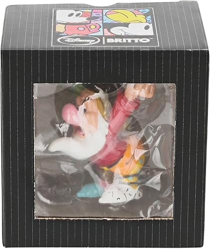 Miniatura 5 de Enesco Disney by Romero Britto Snow White and The Seven Dwarfs Grumpy - Figura en miniatura, 4.7 pulgadas, multicolor