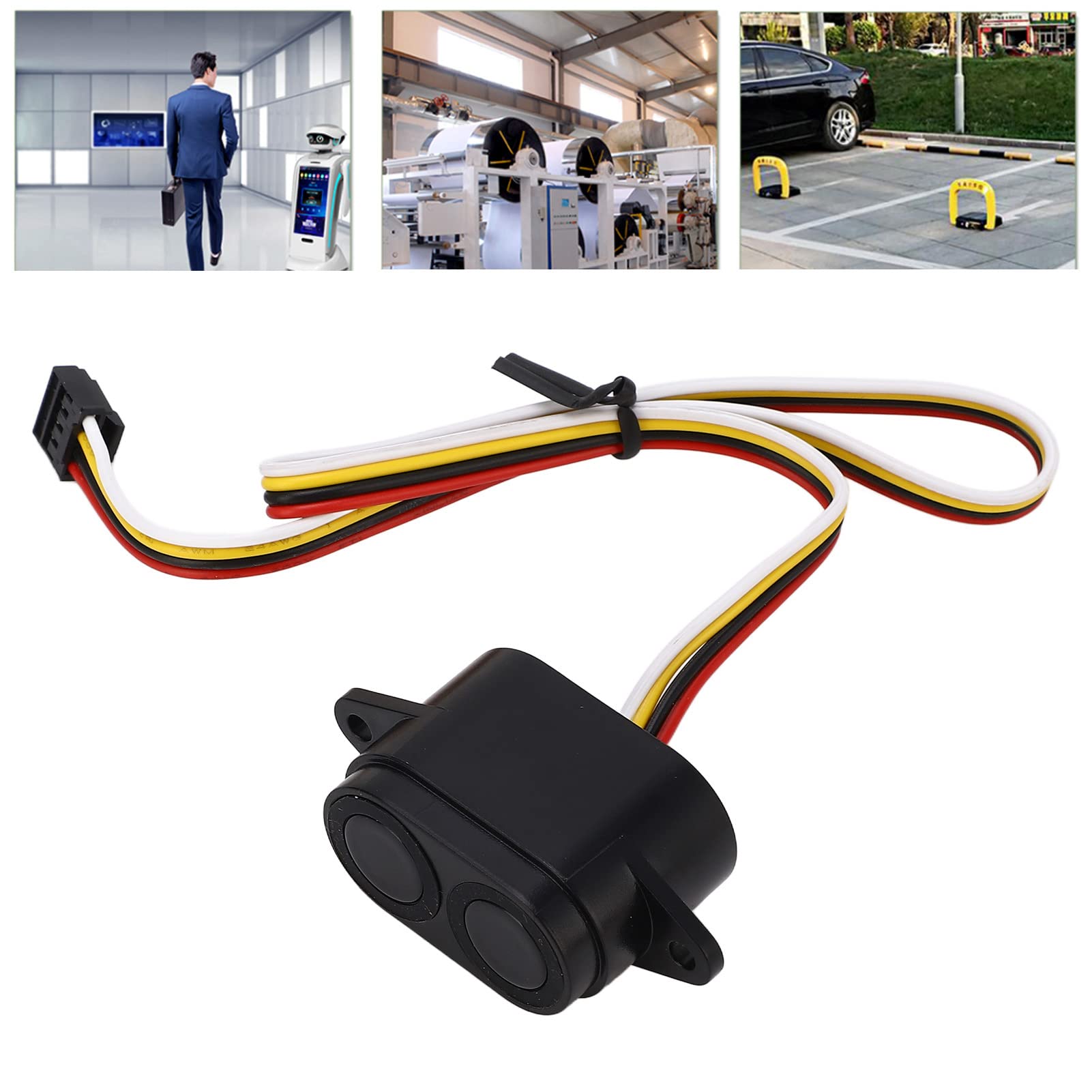 Ultraschall-Abstandssensor, Ultraschallsensor-Entfernungsmess-Entfernungsmodul IP67 Wasserdichter UART-Auto-Output-Roboter Zur Hindernisvermeidung, Ultraschall