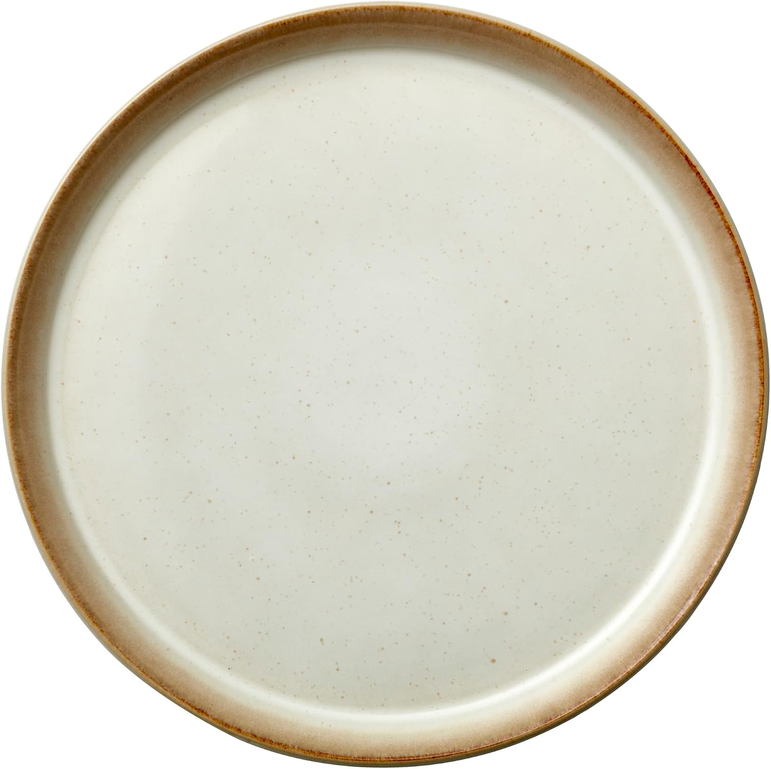 BITZ Tabak, yemek tabağı, seramik yemek tabağı, 27 cm çapında, krem/krem