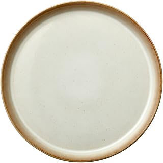 BITZ Tabak, yemek tabağı, seramik yemek tabağı, 27 cm çapında, krem/krem