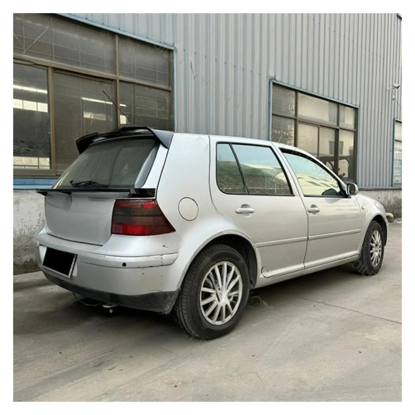 1998 do 2004 kompatybilny z VW GOLF 4 MK4 Oettinger styl spojler dachowy skrzydło wargi materiał ABS czarny błyszczący zestaw karoserii o wyglądzie węgla(Carbon fibre style)