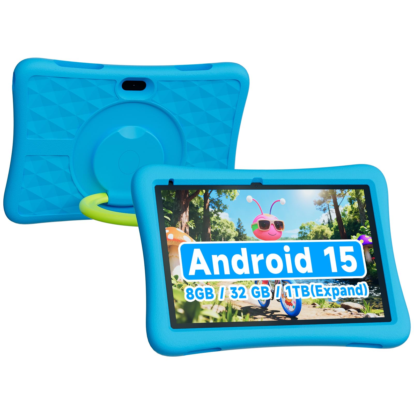 Amazon.com : ZZB 10 Inch Android 15 Tablet for Kids with Case, 8GB