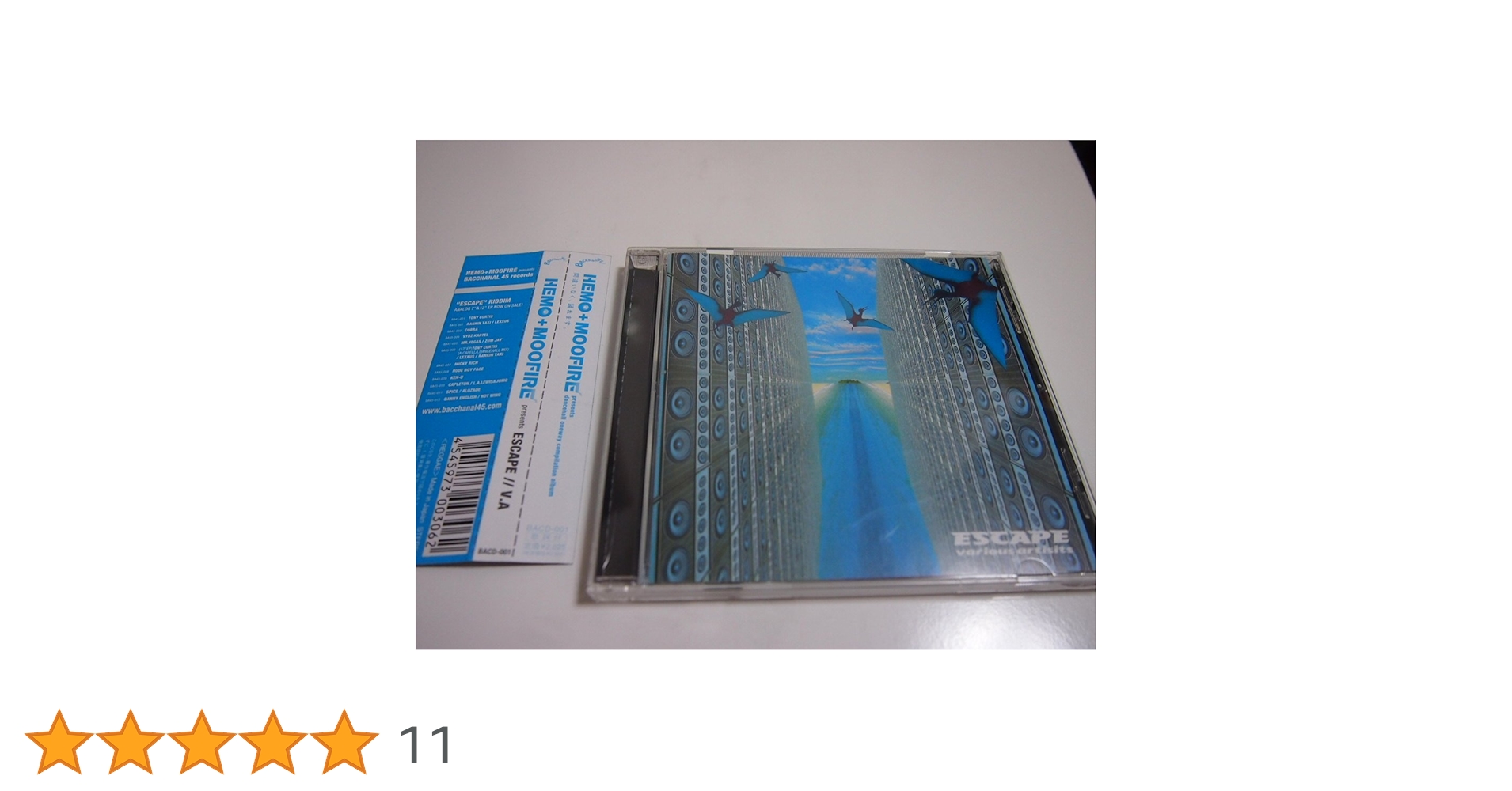 エスケープ リディム レコード ジャパレゲ ESCAPE オケ バッカナル45 エスケープ リディム レコード ジャパレゲ ESCAPE オケ