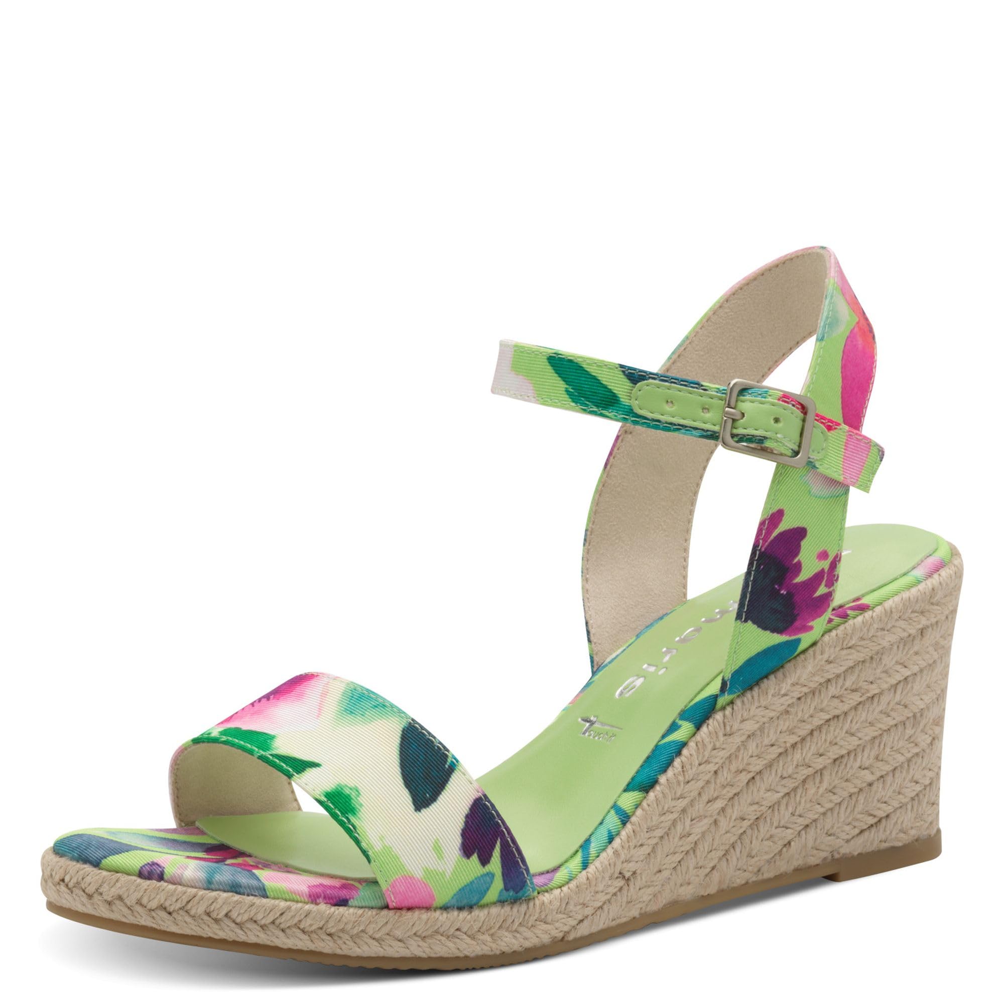 Tamaris Sandals 1-28300-42 Normal, Green Comb, 7.5 UK