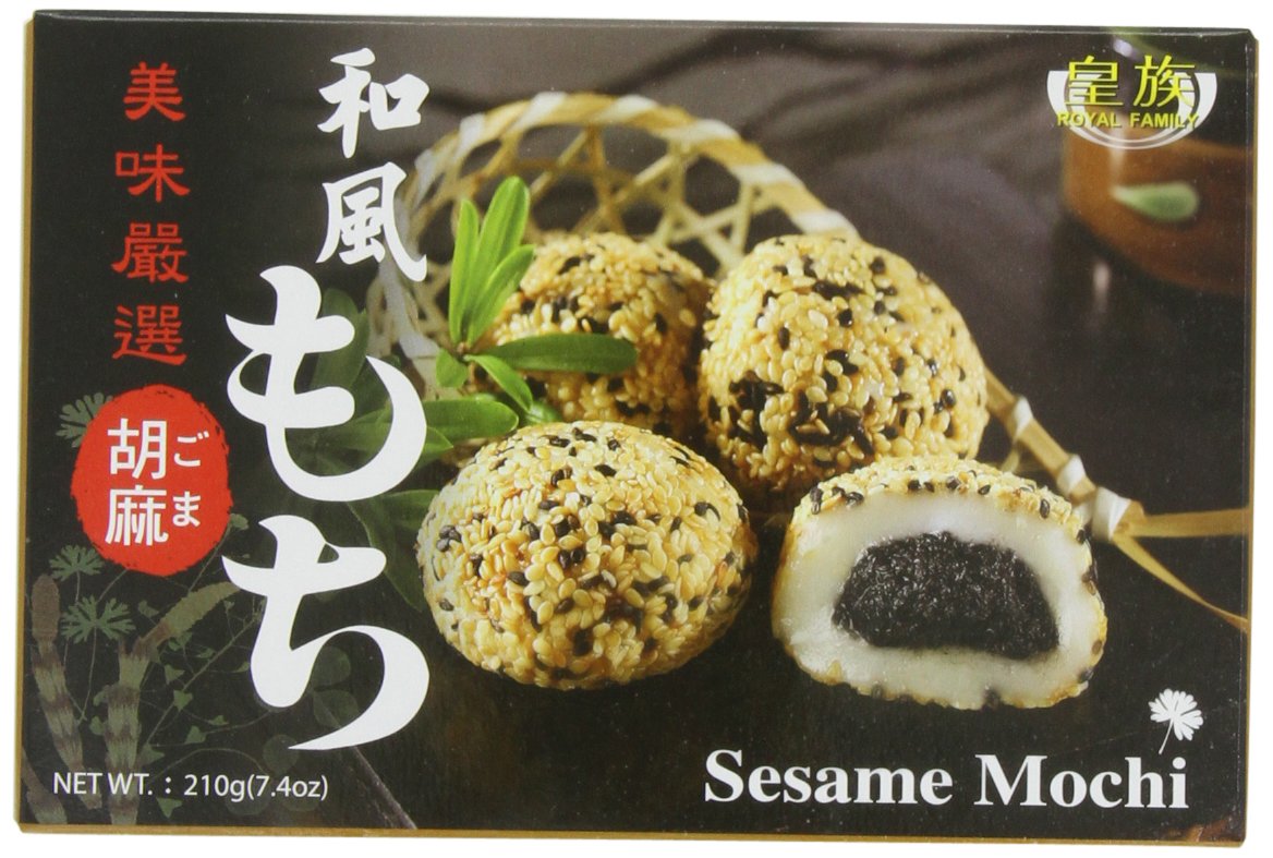 Royal Family Japanese Mochi Sesame, 7.4-Ounce (Pack of 8) : Amazon