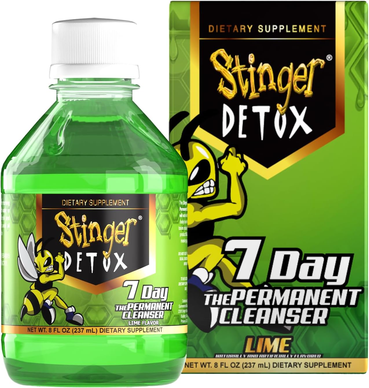 7-Day Permanent Drink – Lime Flavor – 8 FL OZ