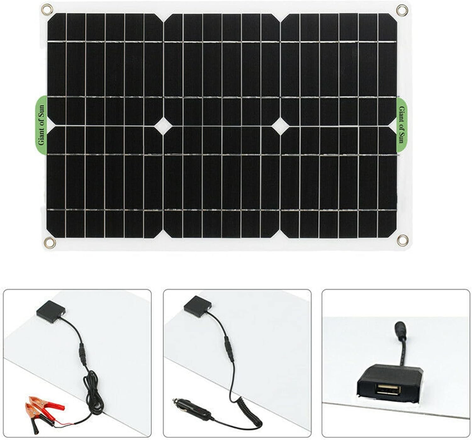2X 180W Solar Panel Kit 12V Battery Charger with 50A Controller for Caravan Boat RV