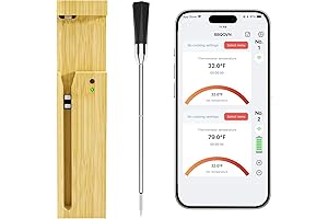 BTCLink Wireless Meat Thermometer - Ultra Precision Cooking for BBQ and Kitchen