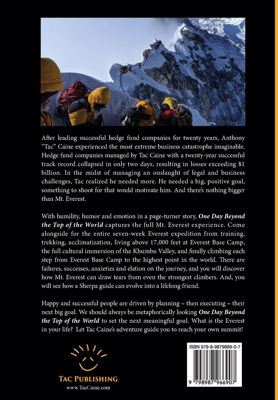 ONE DAY BEYOND THE TOP OF THE WORLD