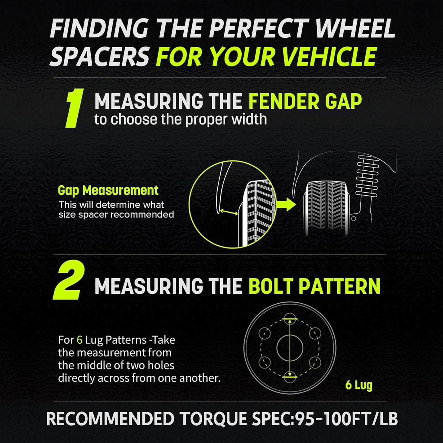 Customadeonly 6x132 Wheel Spacers for Acadia Enclave (2pcs 1.5" Thick) Hubcentric 74.5mm Bore M14x1.5 Studs