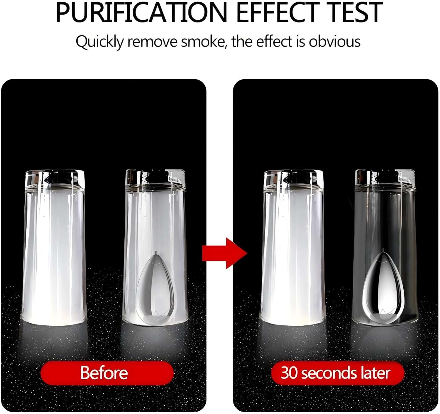 Portable Air Purifier, Rechargeable Personal Air Purifier Necklace, Portable Mini Air Ionizer Eliminates Pollen, Smoke, Dust for Outdoor Travel (Black)