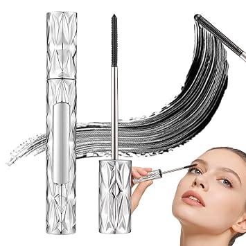 Eyelash Primer, Tubular Eyelash Primer with Metal Wand, 2026 New Waterproof Volumizing Mascara for Daily Makeup, Black Primer Volumizing Mascara 2 Pcs