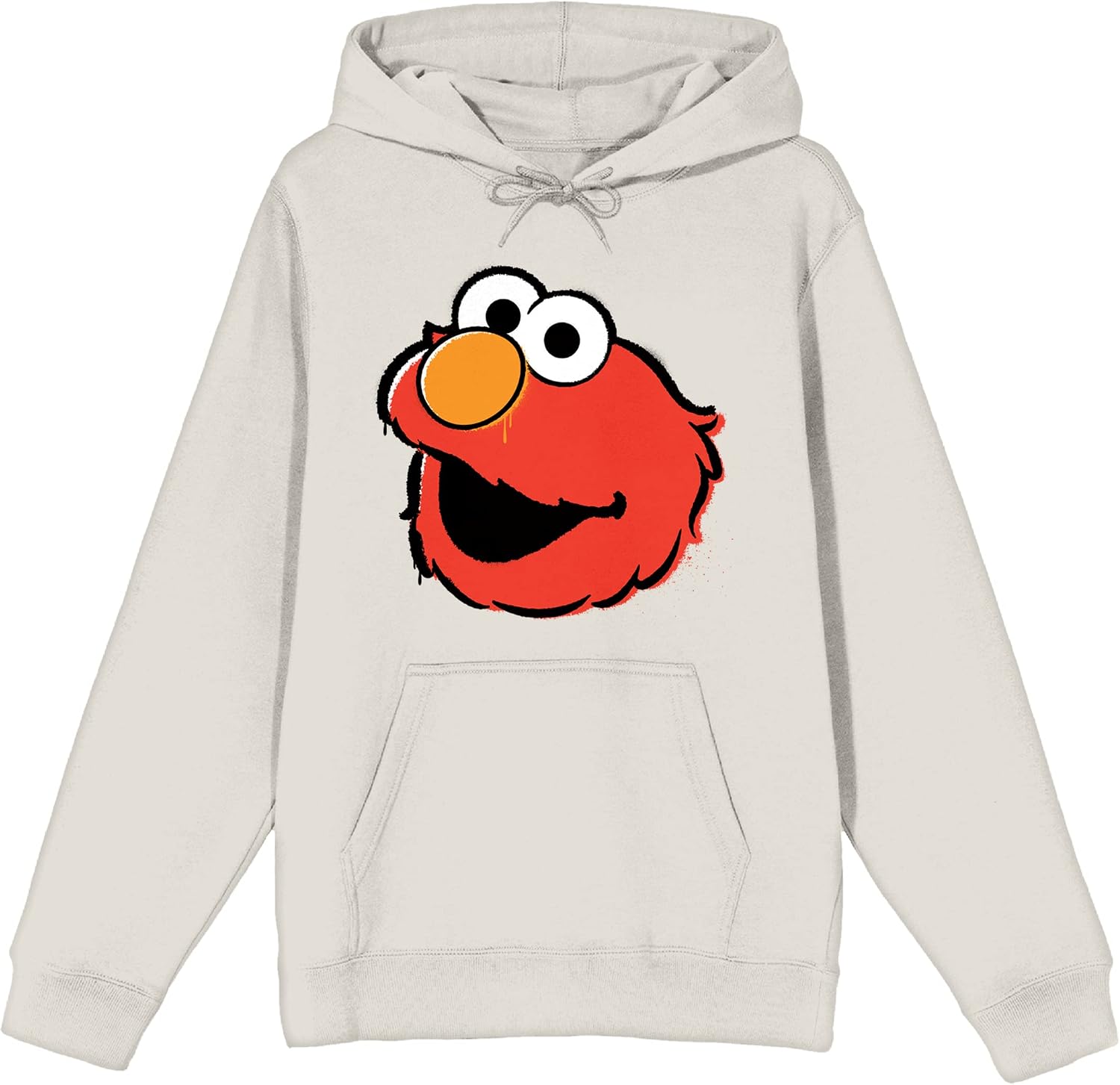 Sesame Street Elmo Head Men's Sand Sweatshirt