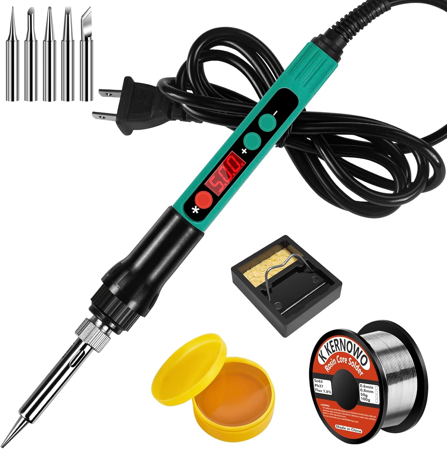 Soldering Iron,120W Soldering Gun, 9in1 Soldering Iron