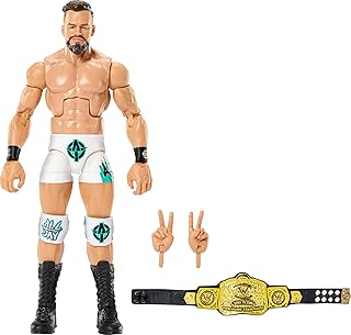 WWE Elite Action Figure & Accessories, Series #121, 6-inch Collectible Austin Theory with 25 Articulation Points & Swappable Hands
