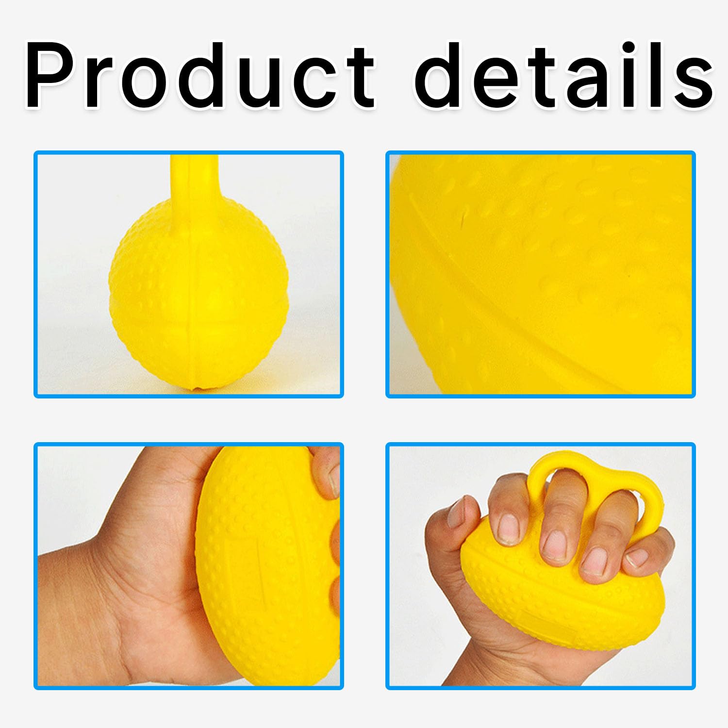 Hand Grip Strengthener for Seniors,Hand Exercise Ball for Patient Recovery Elderly Stroke Arthritis Physical Therapy Anxiety Stress Relief Pressure Squeeze for Yoga Muscles Massage — Amazon image 5