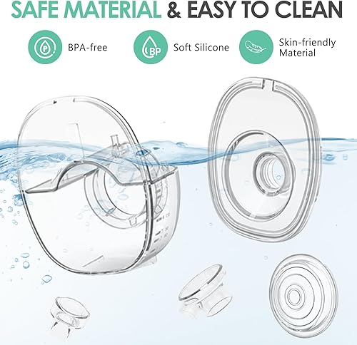 HyAdierTech Tire Lait Main Libre Portatif, Tire-Lait Électrique Sans Fil, Extracteur de Lait Rechargeable pour l'allaitement, 4 Modes et 12 Niveaux, Affichage LED, Sans BPA, Silencieux (vert) - 7