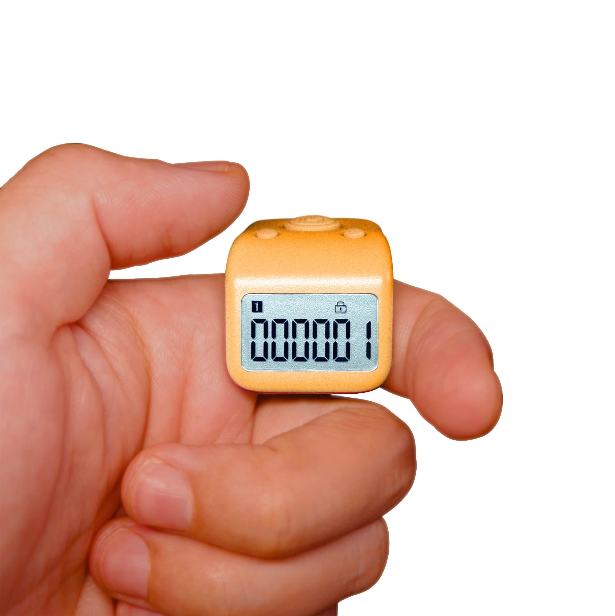 Rechargeable Silent Finger Counter 6 Channels Digital Tasbih Tally Clicker with LED for Prayer Knitting Sports Gift