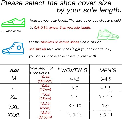 Miniatura 4 de Jsuslife Fundas impermeables para zapatos, 1 par de fundas reutilizables antideslizantes para botas de lluvia con cremallera y reflector, para