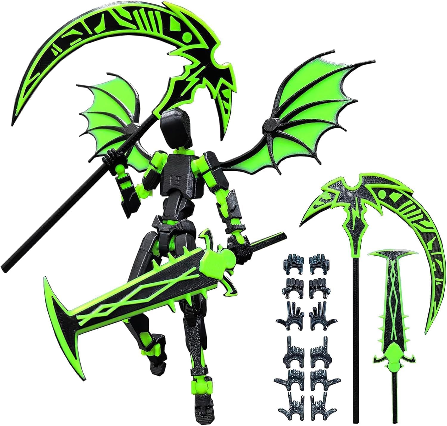 ZhuXlXxlLiand T13 Action Figure 3D Printed Titan 13 Action Figures Assembled T13 Actions Figure Multi-Jointed Movable Toys 13 Actions Figures for Toy Collectors and Desk Decorations