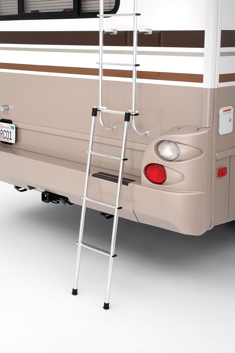 Surco 503L 48" Aluminum Universal RV/Motorhome Ladder Extension - Compatible with all 1" Tube RV/Motorhome Ladders; Easy On/Off; Brite Dipped Polished Finish