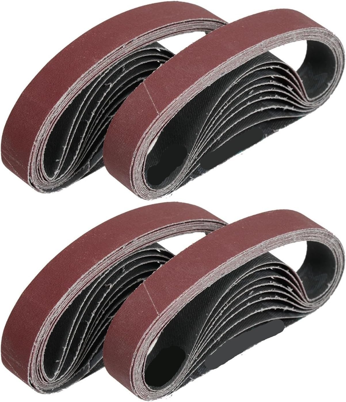 Szlifierka taśmowa Taśmy szlifierskie 10 szt. 686x50 mm 40-1000 Ziarenka ścierne do polerowania drewna i metalu | 120 Grits