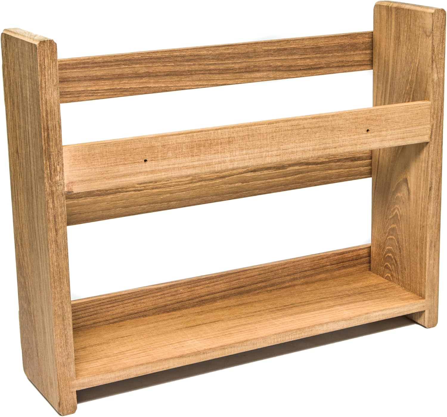 Whitecap 62506 Teak Magazine Rack with Mounting Bar