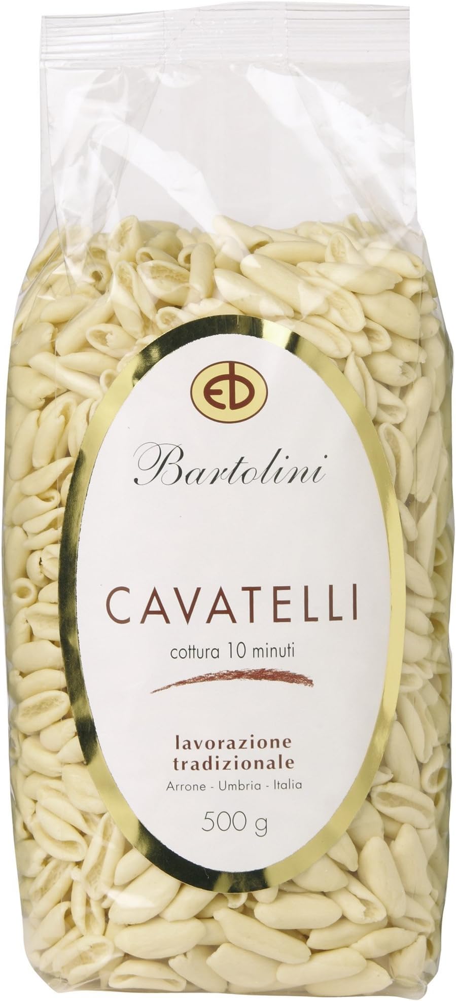 Bartolini Cavatelli Durum Wheat Semolina Pasta - 17.6 oz (4 Pack)