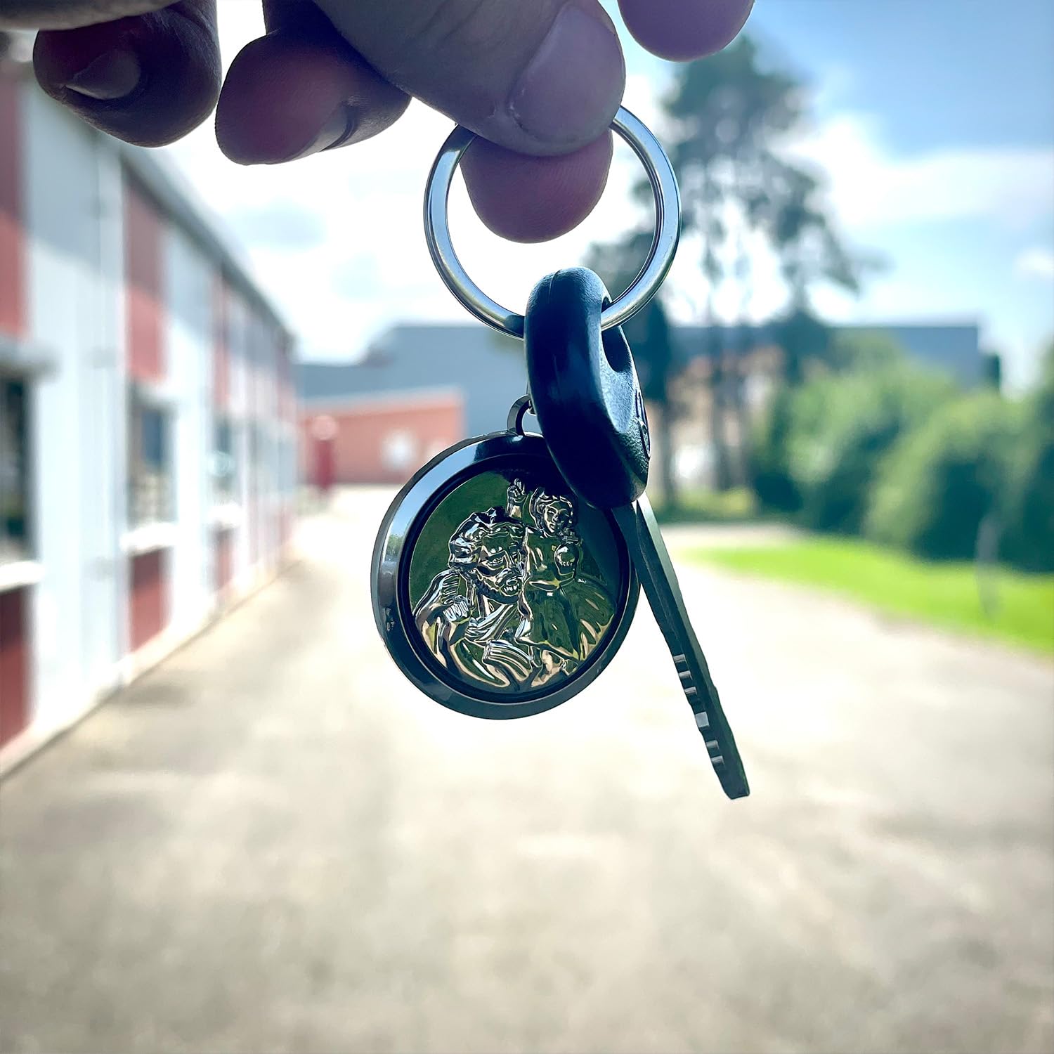 CityBrix Porte-clés Sous Licence Officielle JCB Avec Porte Cles En Metal Cadeau Emblematique De Vehicule De Construction A Att