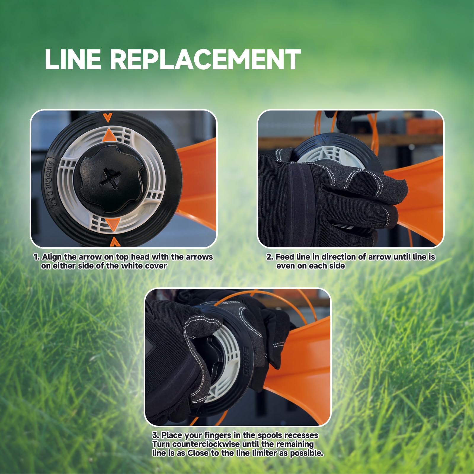 Amazon.com: ARSKUOD C6-2 Trimmer Head for Stihl FS38 FS40 FS40C