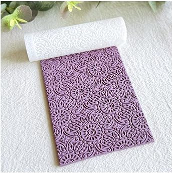 KEOKER Polymer Clay Texture Roller for Earring Making - Works Excellent with Clay Cutters Boho B