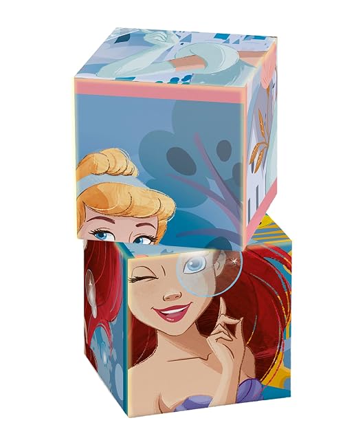 Foto 5 de 5 de Clementoni Puzzle - Disney Princess Un Paquete De 12 Cubos para Armar 6 Imágenes Distintas, Puzzle Infantil…