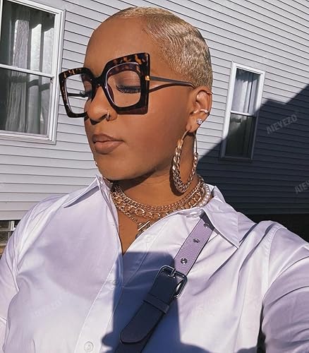 Miniatura 3 de AIEYEZO Gafas de luz azul de gran tamaño para mujer, antifatiga y prevención de dolor de cabeza