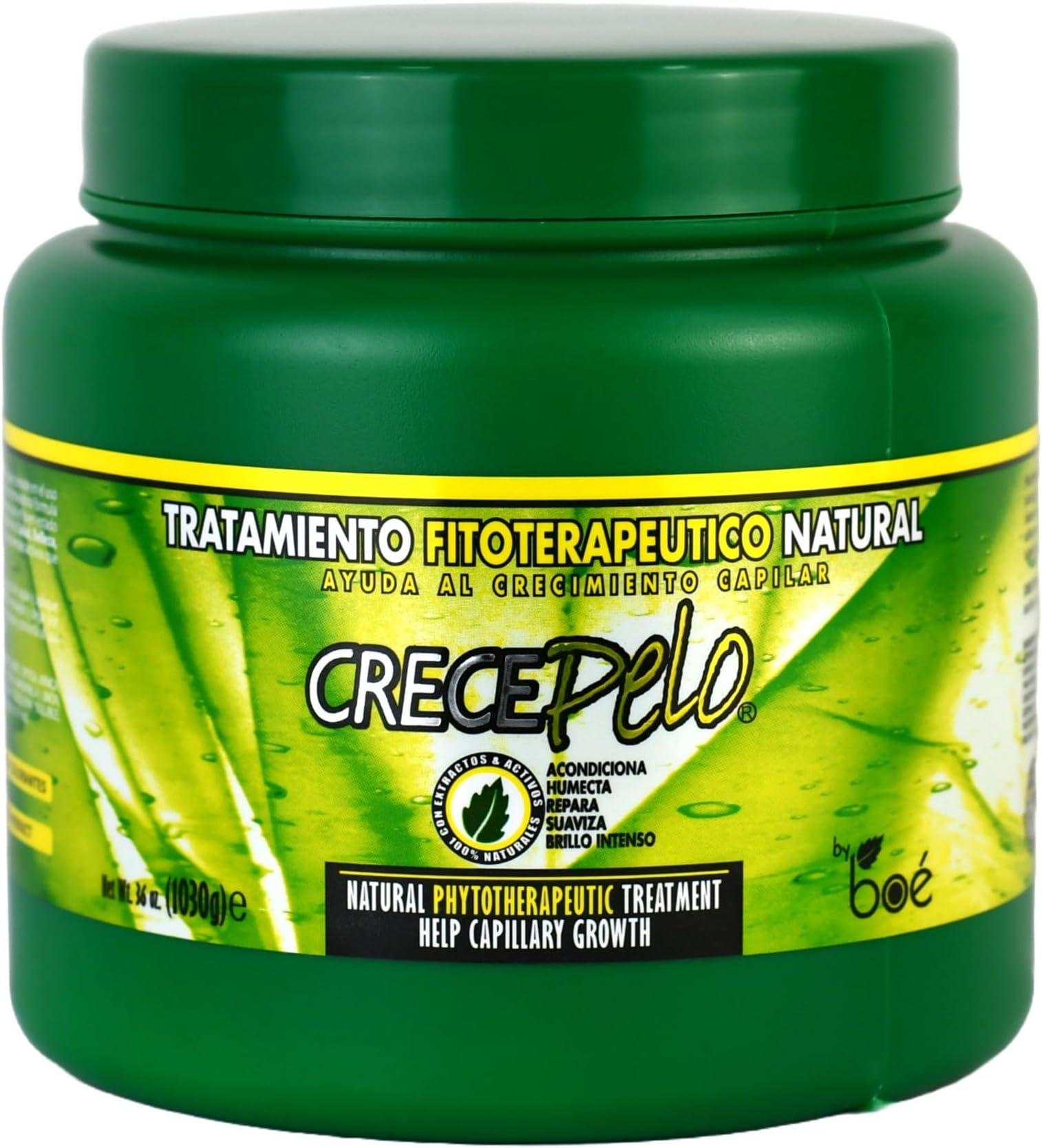 Boe Crece Pelo Natural Phitoterapeutic Treatment, 36 Ounce