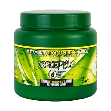 CrecePelo Natural Phytotherapeutic Deep Conditioning Hair Treatment 36 oz Botanical Hydration Mask for Strength Softness & Shine Moisturizing Repair Formula for All Hair Types