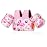 MoKo Toddler Swim Vest for Kids, Swim Arm Floaties 22-66 lbs Boys and Girls Cartoon Swimming Water Wings Pool Float Vests Sleeves Shoulder Straps Arm Band for Children Learn to Swim, Pink Flamingo