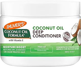 Palmer's Coconut Oil Formula Moisture Boost Deep Hair Conditioner, 12 Fl Oz
