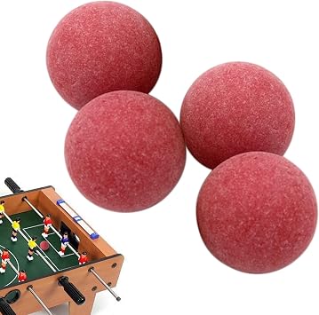 Foosball Table - 4 Pack Replacement Balls | Table Kicker Set for Home Recreation | Great for Home Entertainment, Family Reunions, Parties and Everyday Entertainment of All Ages