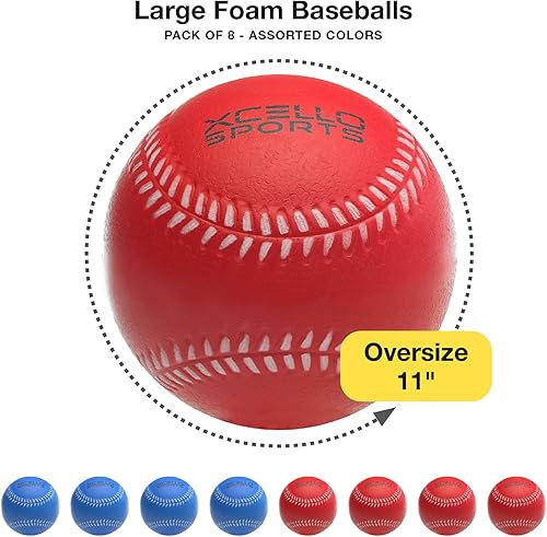 Miniatura 2 de Xcello Sports Foam Baseballs Asst. Colors