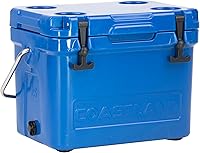 Vista 10 de Coastland Bay Series Cooler Premium - Enfriador rotomoldeado aislado para uso diario, pequeño baúl de hielo para espacios reducidos