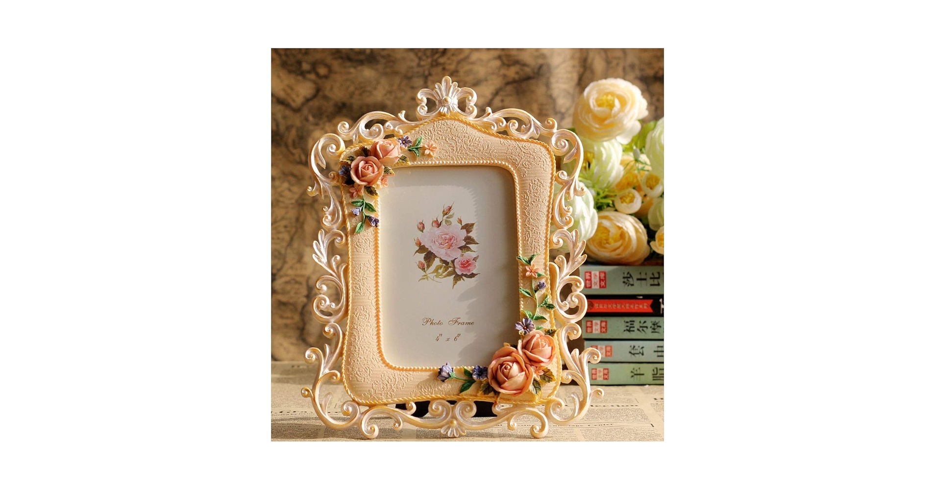 Amazon.co.jp: 樹脂フォトフレームヨーロピアンスタイルの刻まれ